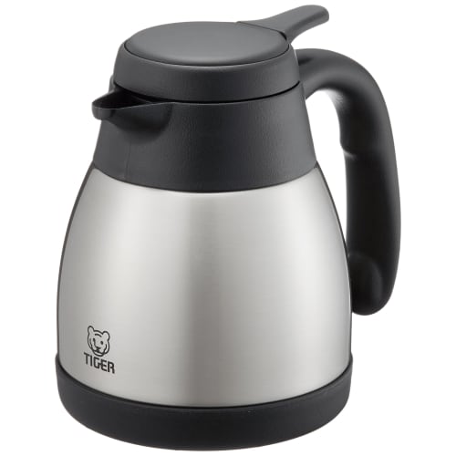 

Tiger Thermos Heat/Cold Tabletop Stainless Steel Pot 600ml PWL-B062-XS Tiger Black