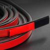 1 Roll Car Door Sealing Strip Noise Reduction Windproof Water-Resistant Self Adhesive Strong Stickiness Easy To Install Auto Door Rubber Seal Strip