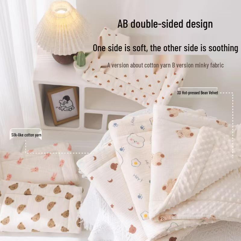 Soft Cotton Velvet Baby Stroller Seat Cushion for Autumn & Winter