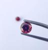 2 Pieces Set Round Cut 4 Mm, Natural Deep Pink Color Rubellite Gemstone, 0.75 Cent Rubellite Round Stone For Making Ring.