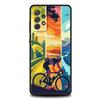 Mountainbike Cycling Kunst Handyhülle für Samsung A51 A71 A21S A11 A15 A25 A31 A41 A23 A33 A53 A73 A03S A05S A13 5G A35 A55 Cover