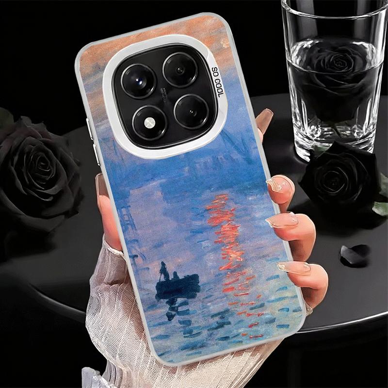 Claude Monet Oil Painting Soft Phone Case for Xiaomi Redmi Note 13 14 15 Pro Plus 12S 12 11S 11 11T 10S 10 Shockproof Cover Back