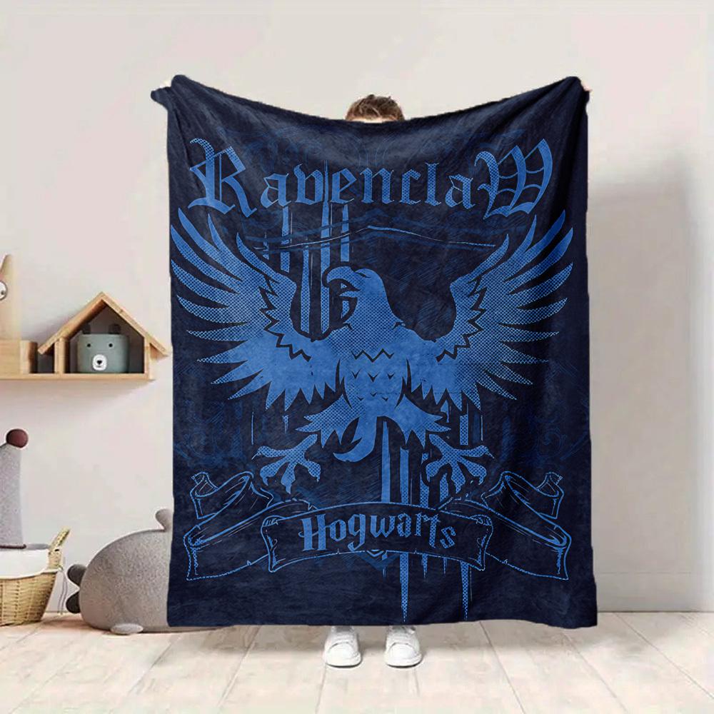 1 stk Ravenclaw Galtvort Flanellteppe [Koselig Kastepledd] For Sofa, Seng, Reise, Camping, Stue, Kontor, Sofa, Stol, Og Seng