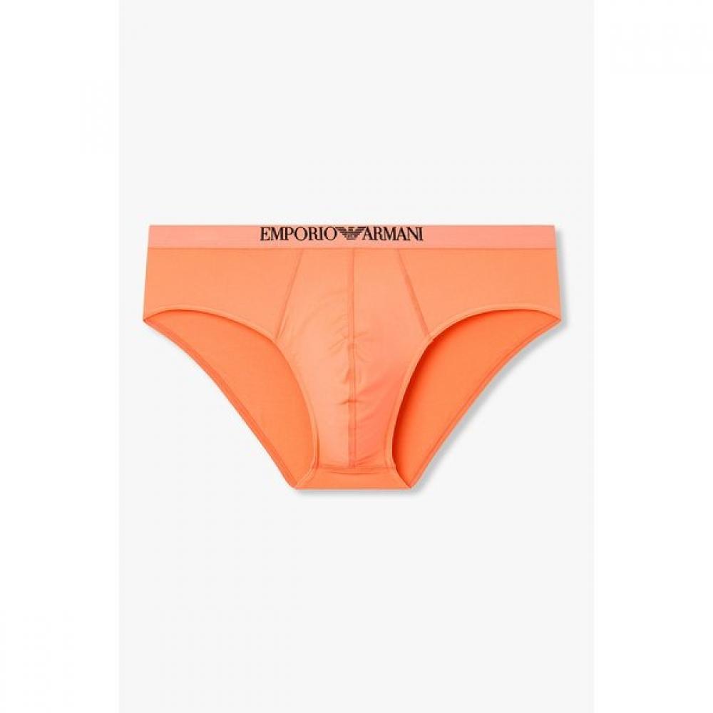 Emporio Armani Men S gloSSy Center Color Logo Brief  0816111001 S(95)