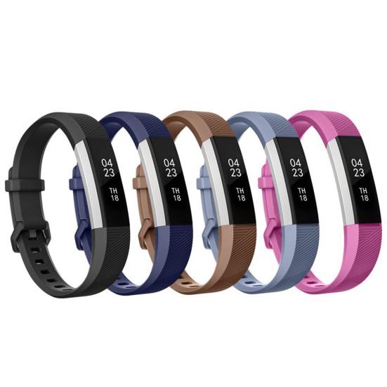 Replacement Solid Color Watch Strap Wristband Soft Silicone for Fitbit Alta HR