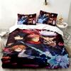 Set da 3 pezzi di Jujutsu Kaisen Perfetto per l'uso in camera da letto Comodo set letto include una copripiumino e due federe Ideale come regalo di compleanno o di Natale