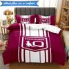 3PCS Australia Maroons Rugby Team Emblem Bedding Set 2D Printing (Includes 1 Duvet Cover + 2 Pillowcases Coreless), Bedroom decor,Fan gift