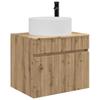 Wall Mounted Bathroom Cabinet Artisan Oak