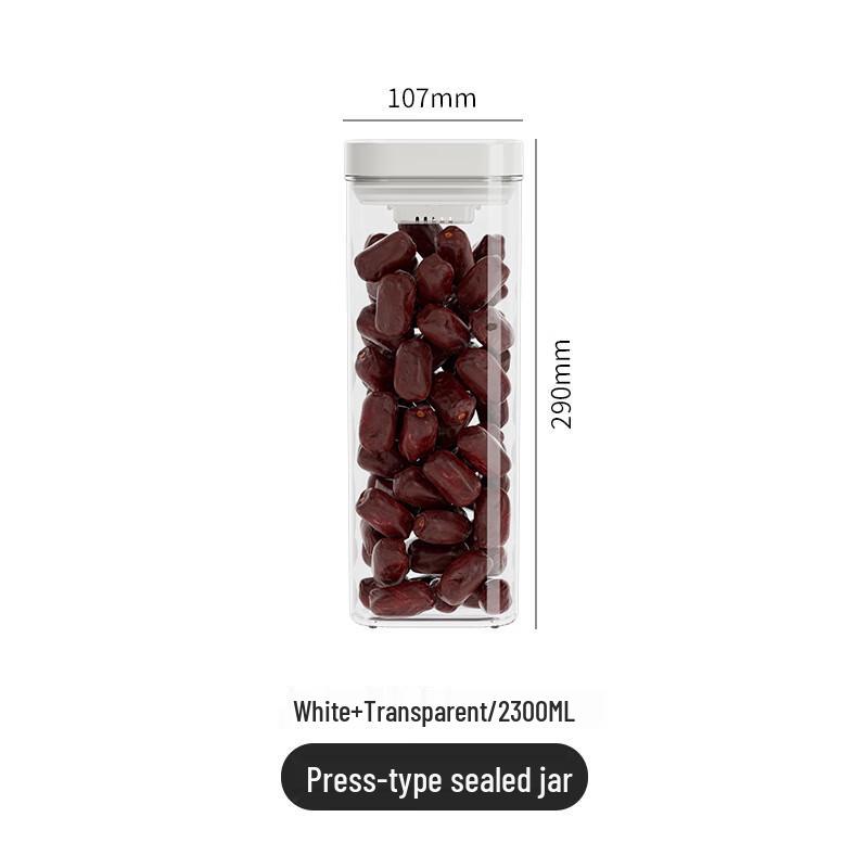 

LISM Press-Type Kitchen Storage Jar
