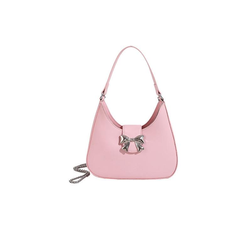 2024 Summer New Candy Color Butterfly Bow Armpit Bag Sweet And Fresh Style