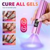 DianaBeauty UV Led Nail Lamp Portalbe Lamp for Nail Rechargeable Nail Dryer with Touch Screen and Two Timer Modes Nail Tools