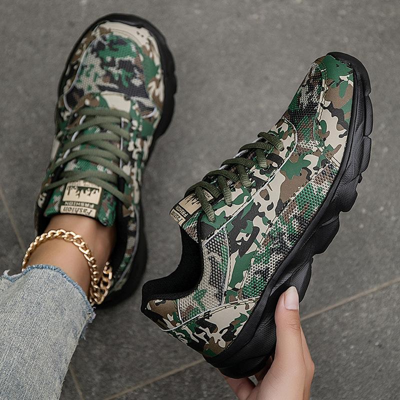 Mode Sneaker Damen Frühling Herbst Mode Damen Mesh Schnürer Atmungsaktiv Bequem Flache Schuhe Plateau Zapatos De Mujer 36-42