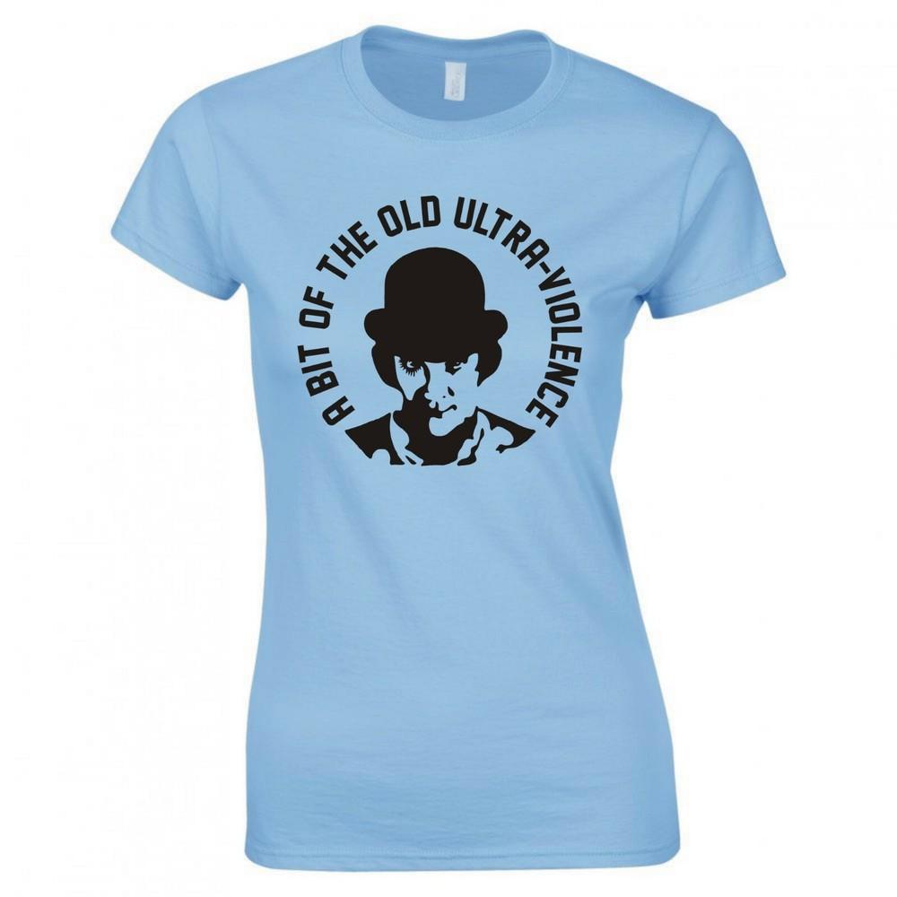 Inspired By A Clockwork Orange Ultraviolence Ladies Skinny Fit Tshirt S