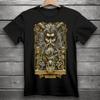 Libra Zodiac Sign Goth Skull Unisex Black T-Shirt S-3XL
