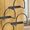 Wall Mount Cowboy Hat Rack Semicircular Design Simple Installation Baseball Hat Hook Wide Brim Cap Display Rack