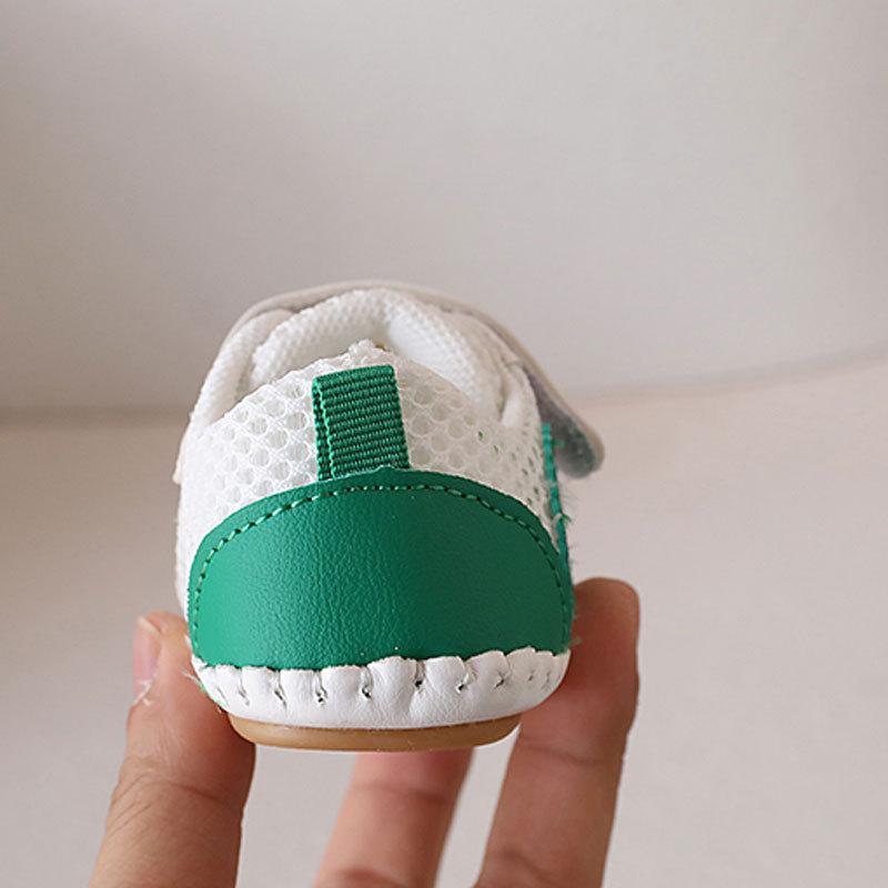 Soft-Sole Mesh Breathable Walking Shoes for Infants Summer Baby Sandals 0-18 Months, Unisex Hollow-Out Slippers