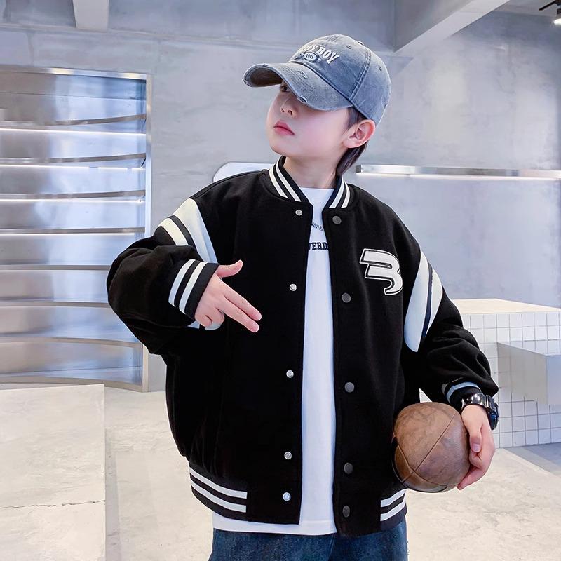 Boys' Fashionable Baseball Jacket - Spring/Autumn 2025