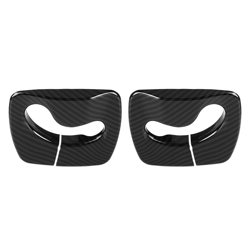 2pcs Carbon Fiber Style Car Interior Seat Safety Belt Cover Trim for BMW 5 series F10 2011 2016