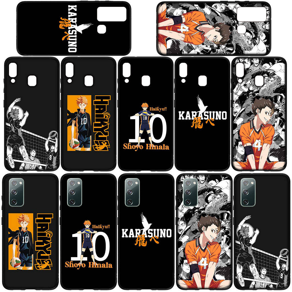 for Samsung Galaxy S25 S24 S23 iPhone 17 16 15 Xiaomi Redmi Note 14 13 12 Plus Pro Max A57 Phone Case Karasuno Hinata Shoyo Haikyuu OPPO Huawei Cover