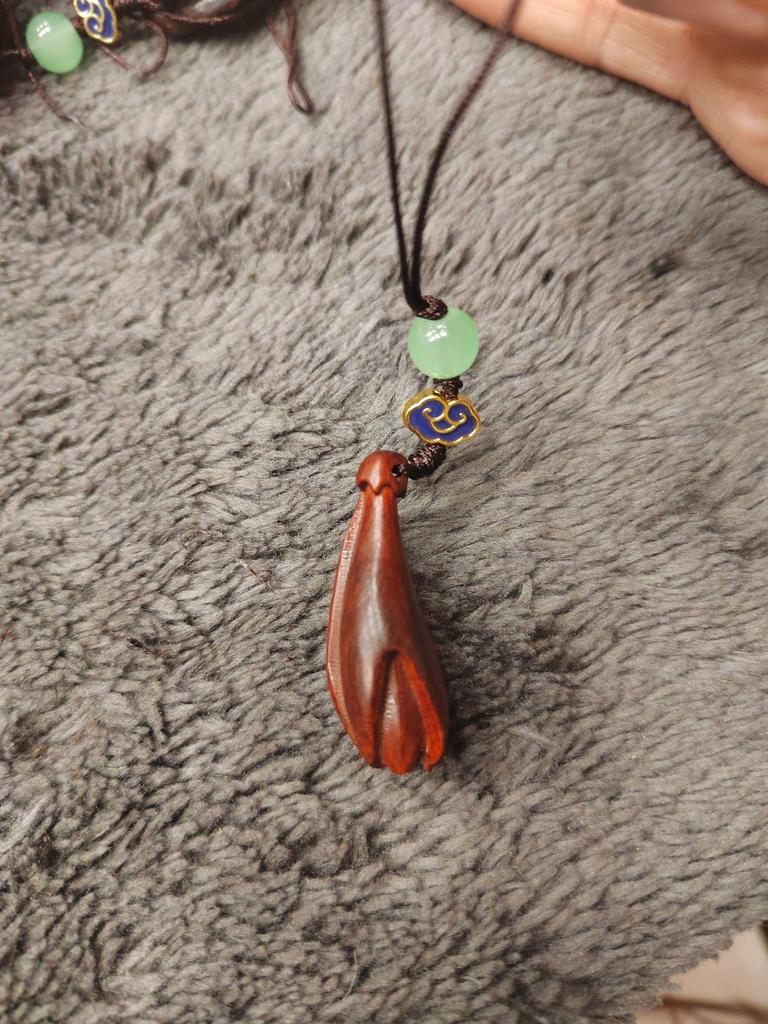 Green Sandalwood Zodiac Animal Guardians Phone Strap & Backpack Pendant