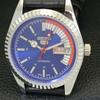 VINTAGE REFURBISHED SEIKO 5 AUTOMATIC 6309A JAPAN MENS BLUE DIAL WATCH a440807-4