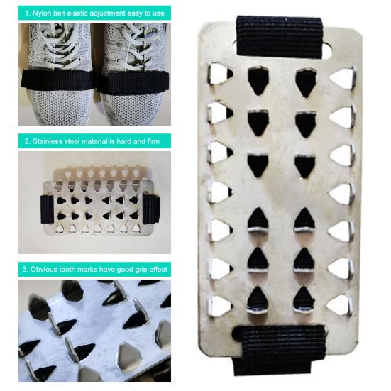 2/3/4/5 Pairs Shoes Crampons with 26 Stainless Steel Teeth Non-slip Shoes Covers Spikes Snow Traction Ice Cleat Outdoor