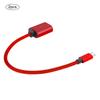 Typ C OTG Datenkabel USB-Adapter OTG-Adapter Konverter Micro-USB-Kabel AUX-Audiokabel-Adapter für Android(rot )