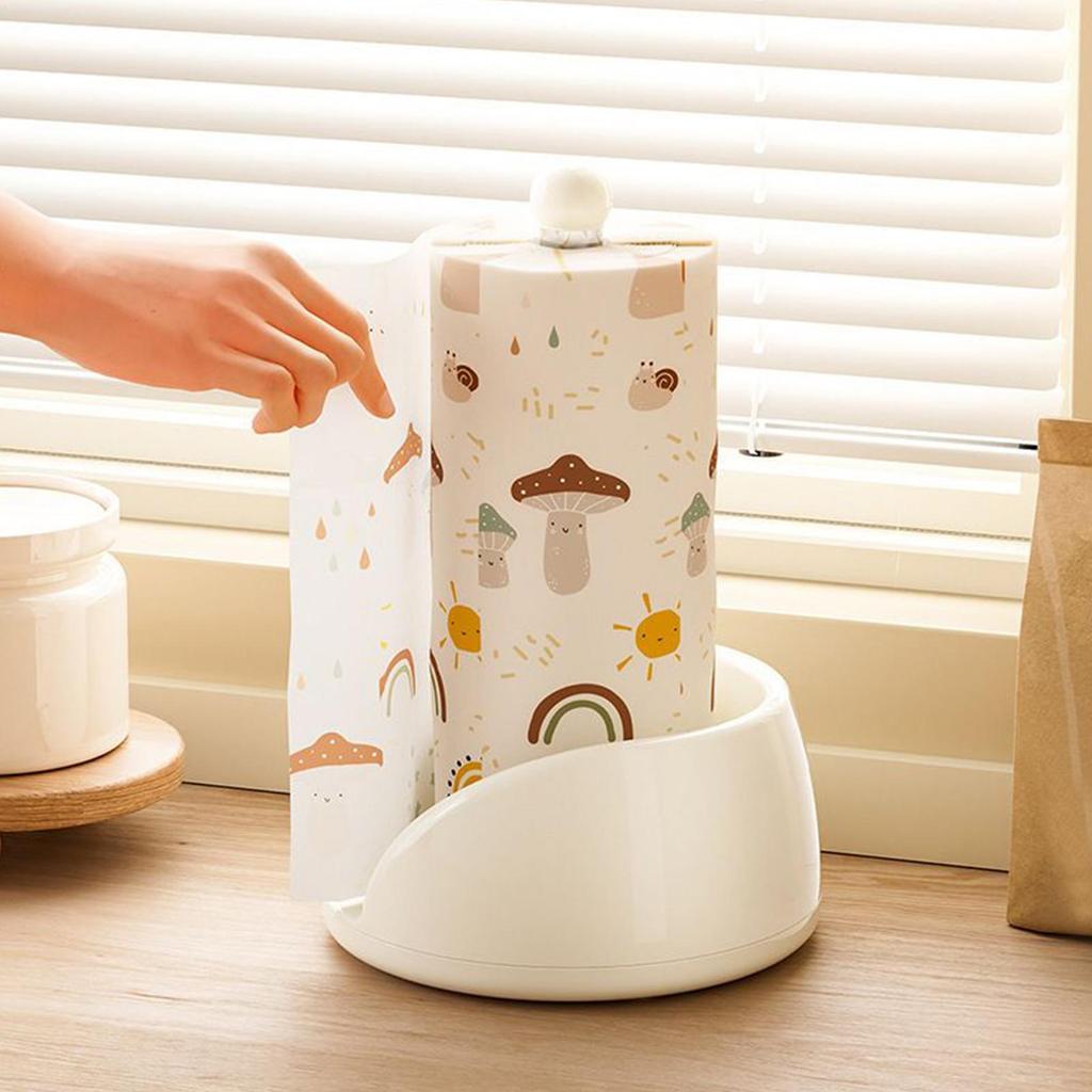 Paper Towel Holder Multi-functional Stainless Steel Rotating Home Supplies Kitchen Towel Holder for Home Apartment Counter Hotel