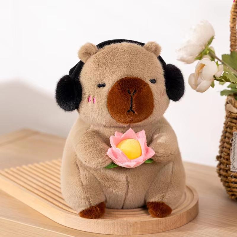 High-Quality Lotus High-Quality Capybara High-Quality Persimmon High-Quality Monkey High-Quality Plush Play sets High-Quality Lovely High-Quality 25cm