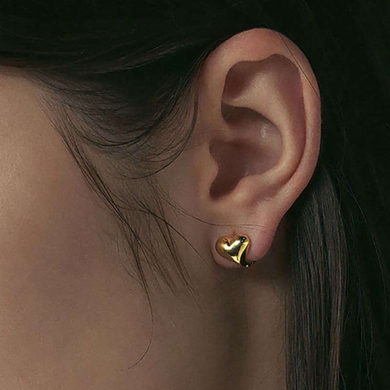 Dana Burton Herzsignal One-Touch Ohrringe