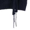 Sacai wool blend Long sleeve Low Gauge Mock Neck sweater 201 Navy Men's Used