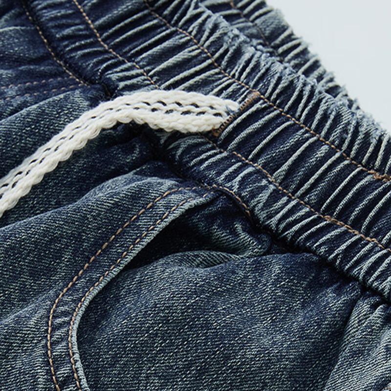 Jeanswest Men's Spring Autumn Loose Straight-Leg Outdoor Jeans