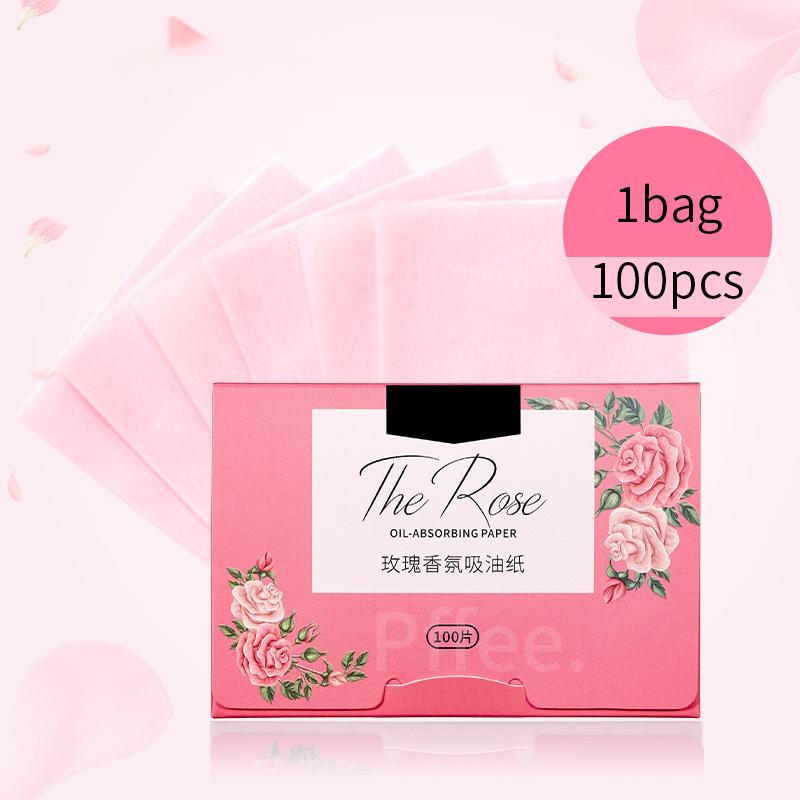 100 buc Hârtie de control al uleiului Accesorii pentru machiaj Instrument șervețele faciale