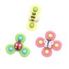 3PCS/set Baby Bath Toys For Boy Children Bathing Sucker Spinner Suction Cup Toy For Kids Funny Child Rattles Toddler Toys