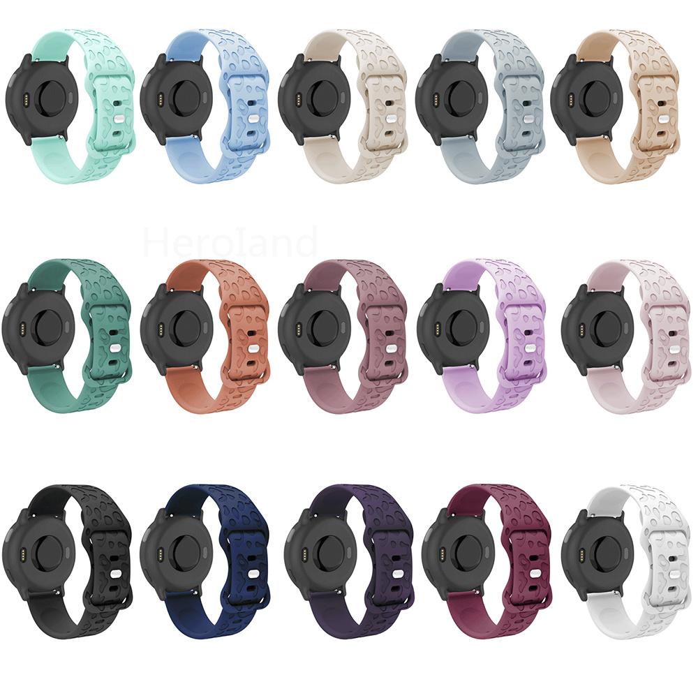 Fashion Silicone Watchband For Garmin Vivoactive 5 4 3 4S Venu 3 2 SQ 245 Strap Silicone Bracelet Strap WristBand 18mm 20mm 22mm