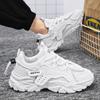 Summer Men's Shoes New Breathable Mesh Shoes Men's Trend Versatile Platform White Sports Shoes Casual Shoes Men