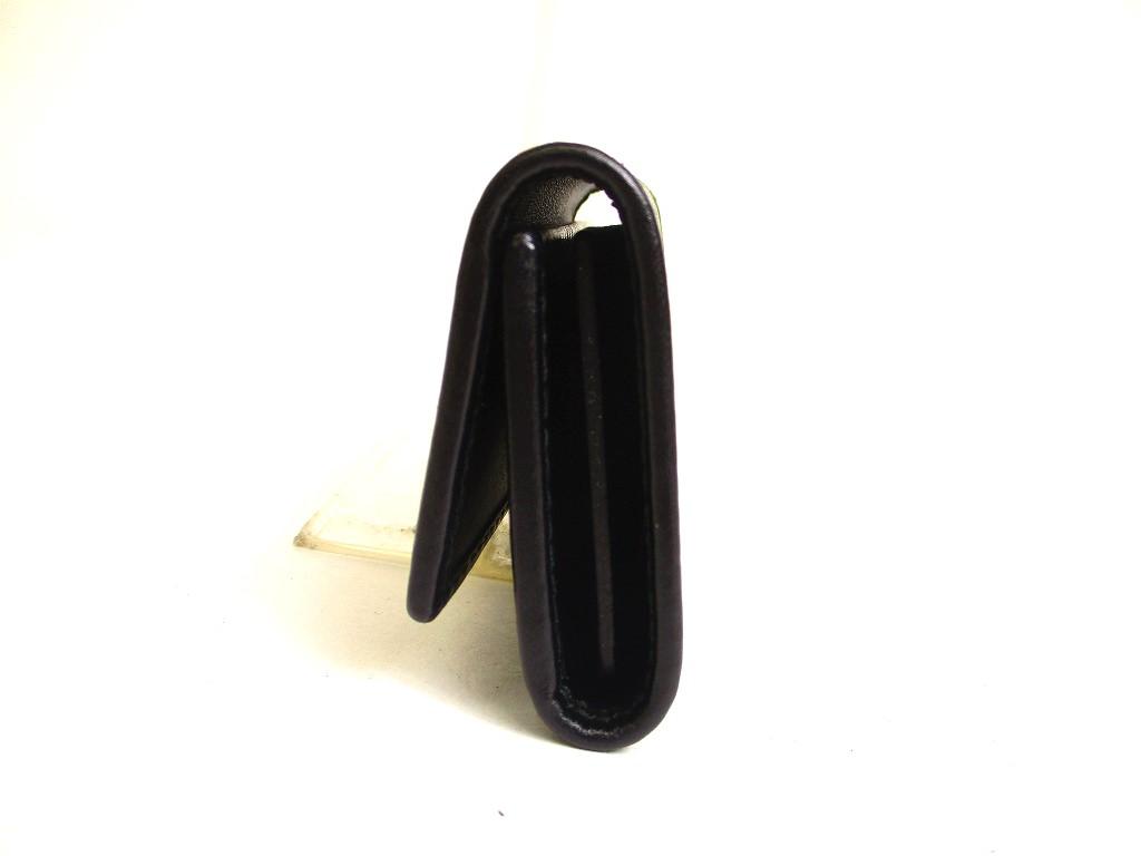 Authentic GUCCI GG Imprimee Black Leather 6 Pics Key Cases #a163  Open Box