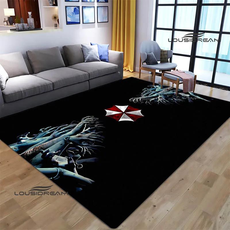R-Resident Evil Umbrella Printed Carpet Non -slip Carpet Carpets for Living Room Area Rug Door Pad Bedroom Decor Birthday Gift