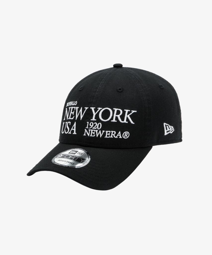 New Era 940Unst Ne Script Series Blk