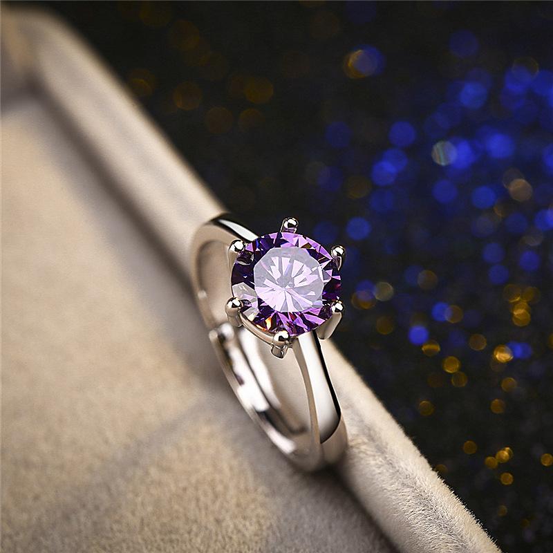New 925 Silver Ring AAA Zircon High Quality For Women Rings Wedding Fine Jewelry Accessories Party Gift