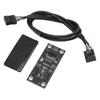 1 auf 2 Erweiterungs-Hub Splitter Adapter Hochgeschwindigkeitsübertragung 9 Pin auf Doppel 9 Pin Motherboard USB 2.0 Adapter