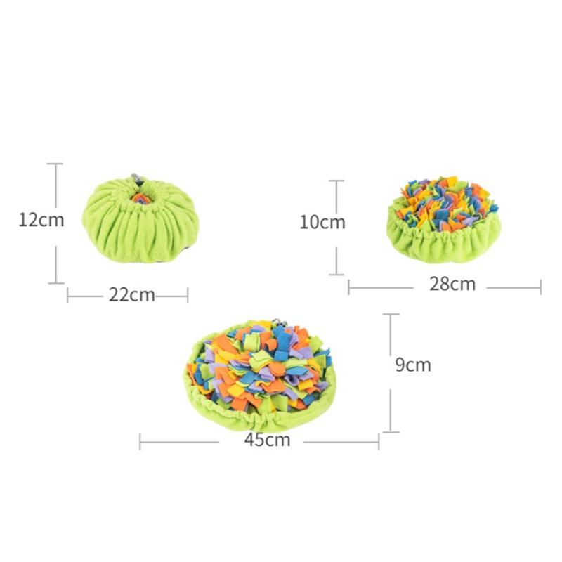 Pet Snuffle Mat Multifunctional Dog Slow Food Sniffing Pad Polar Fleece Interactive Foraging Puzzle