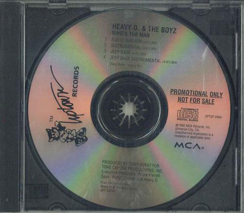 CD ТЯЖЕЛЫЙ D.  THE BOYZ  Whos The Man UPT5P2464 UPDOWN 1992 US Rap HipHopRB Б/у
