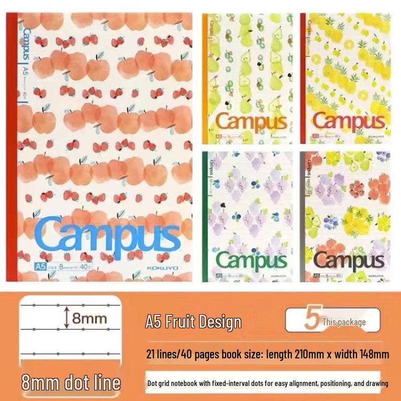 Kokuyo Limited Edition Wireless Binding Student Manuscript Notebook with Japanese Dowling Paper