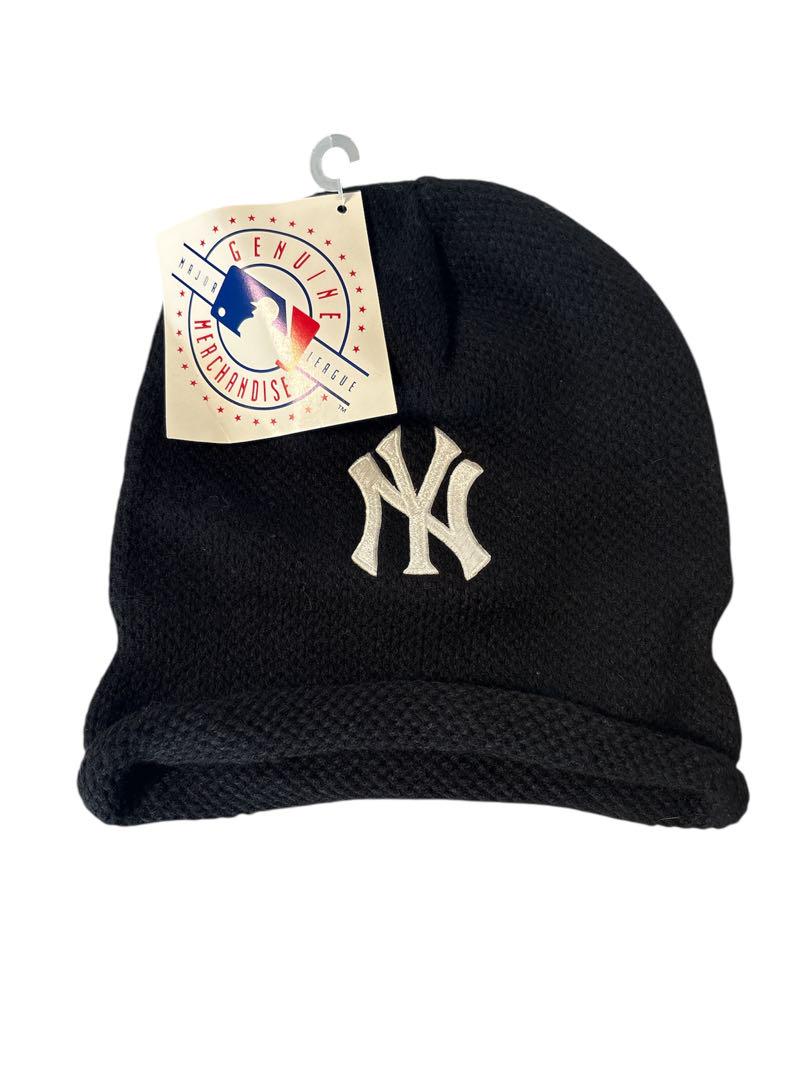 

[USED] 00s Yankees beanie cap hat vintage used clothing deadstock