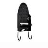 Hotel Iron Hanger and Storage Shelf for Guest Room Ironing Board - Extra Thick, White.