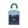 Cute Cartoon Monkey Car Tissue Holder PU Leather Hanging Tissue Box for Girls Auto Napkin Organizer