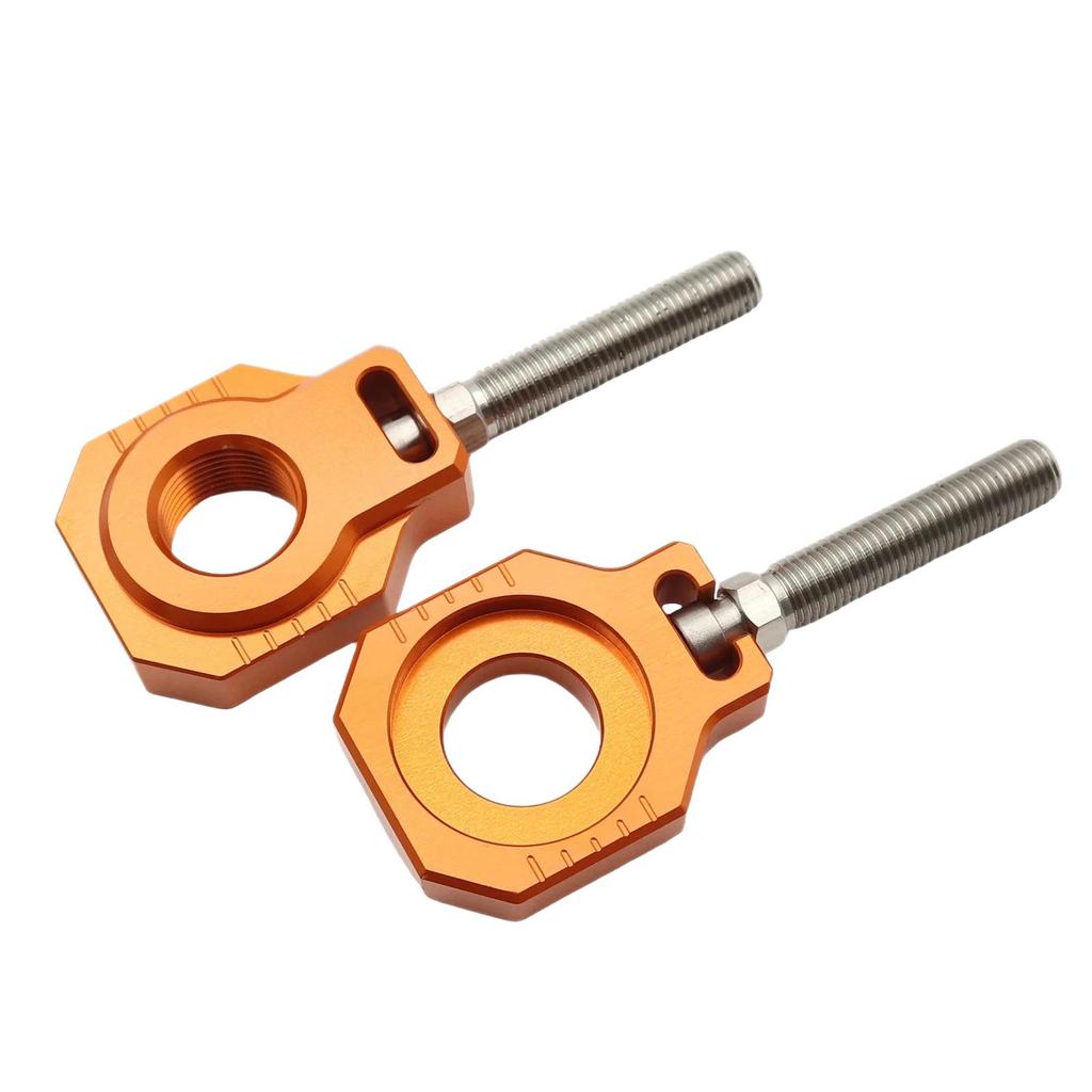 20mm CNC Rear Axle Sliders & Chain Adjuster for KTM 125-530 (2000-2023)