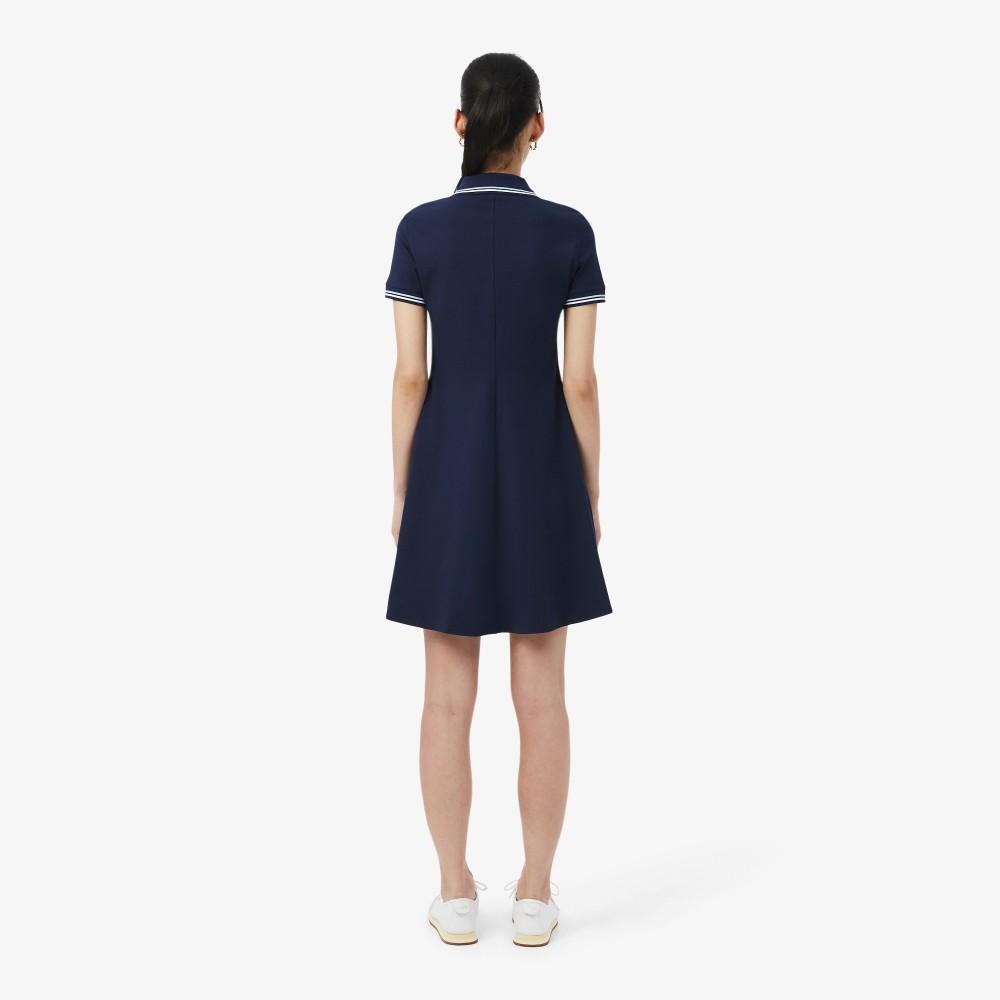 Lacoste Women's Tipping Detail Polo Dress EF5288-56G3UI