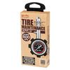 Amon 8822 Air Gauge, Light Grade Tire Gauge, Air Pressure Measurement, Gauge Diameter 1.4 inches (35 mm), Storage Bag Included